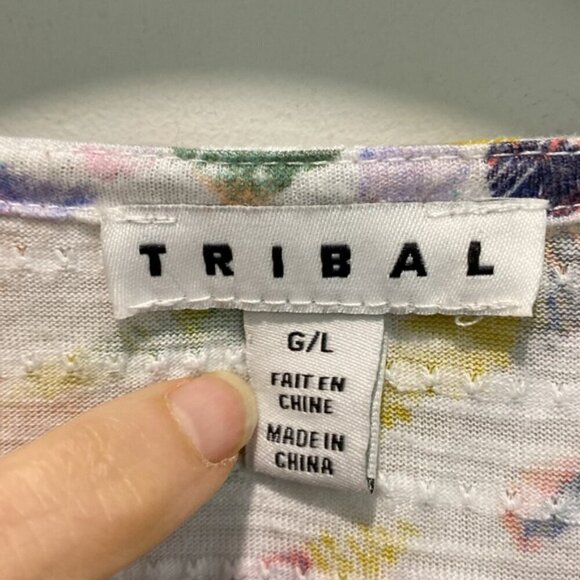 Tribal Multi-Color Sleeved Tee Size Large - Picture 13 of 15